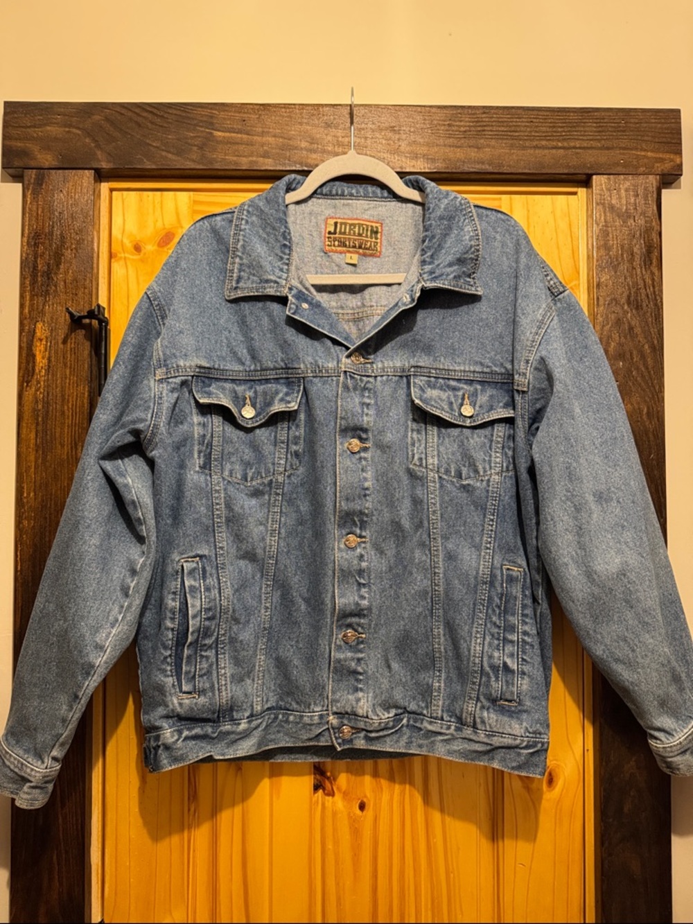 Jordin Sportswear jean jacket large